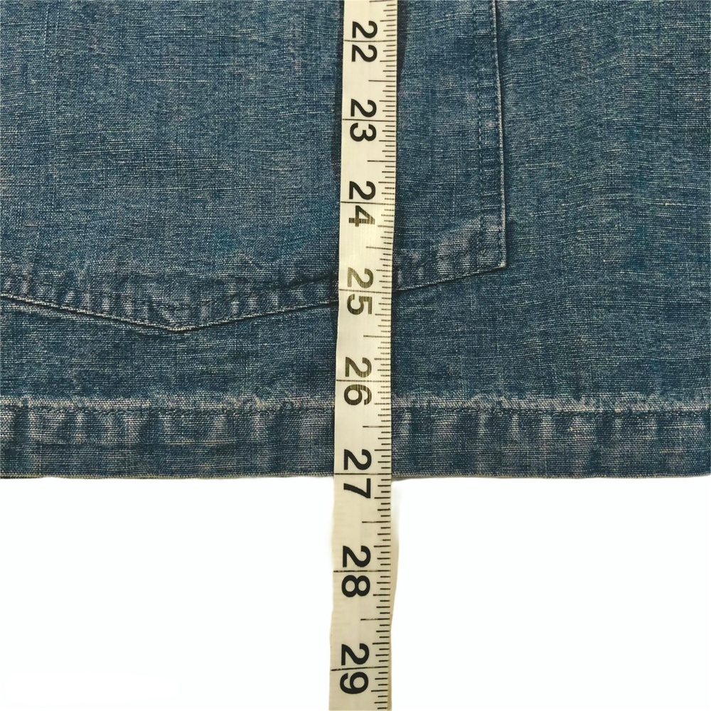 Ralph Lauren Double RRL Indigo Popover Workshirt M - Picture 9 of 13